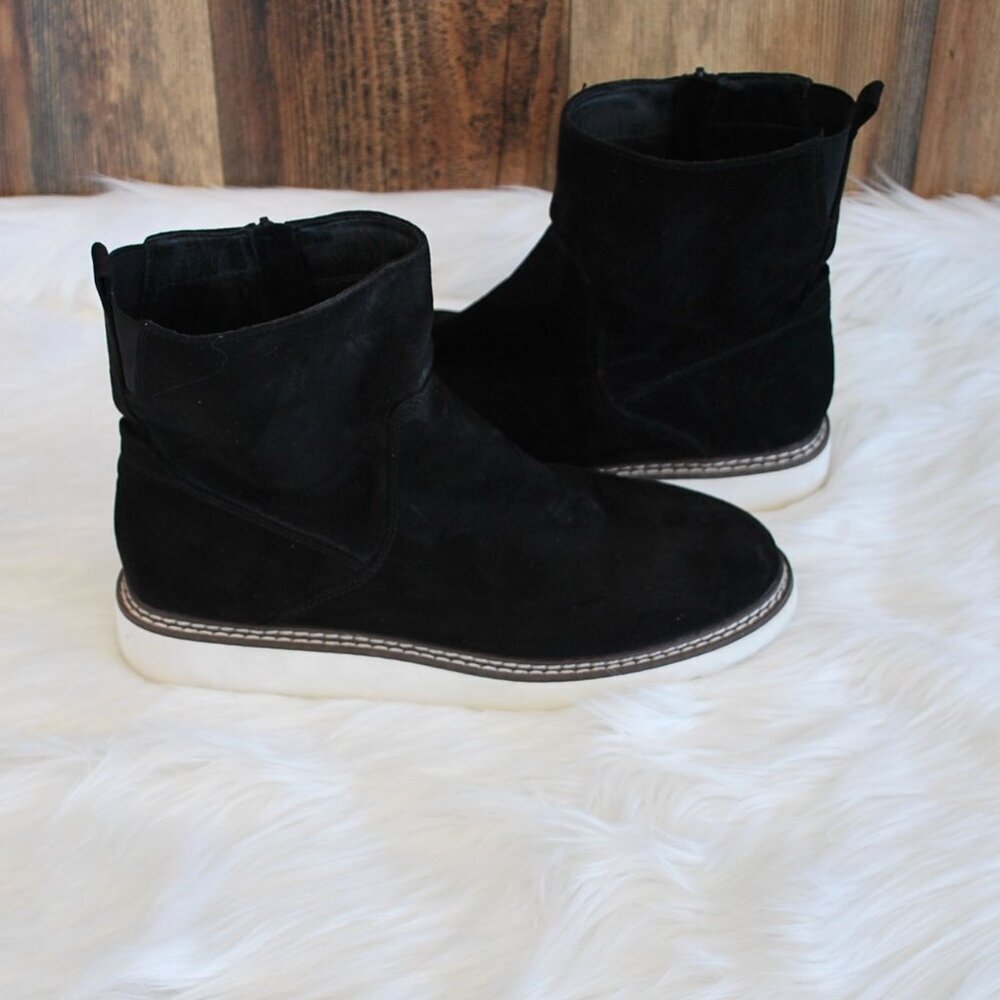 Avenue Ankle Boot Black Velvet Bootie Boots 11